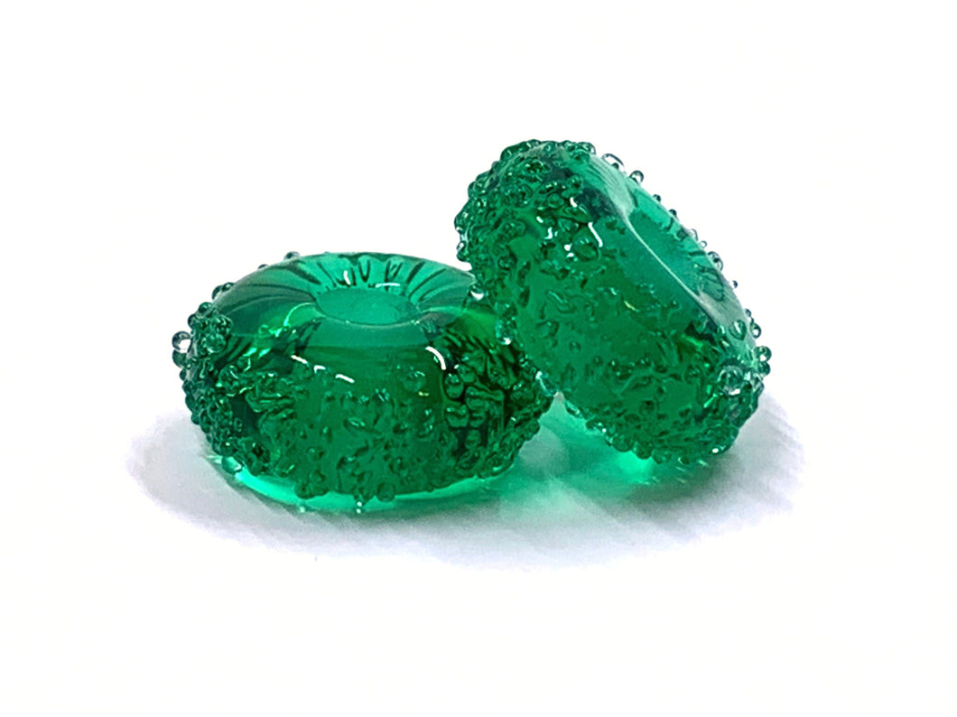 Emerald Green Sugar Donuts