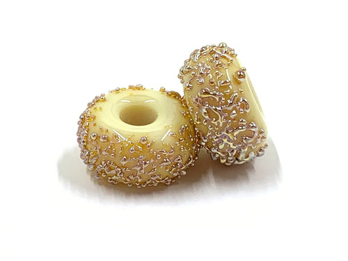 Sugar Donuts - Creme Brulee with Metallic Lustre