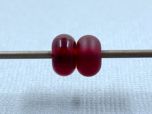 Deep Red Spacer Beads