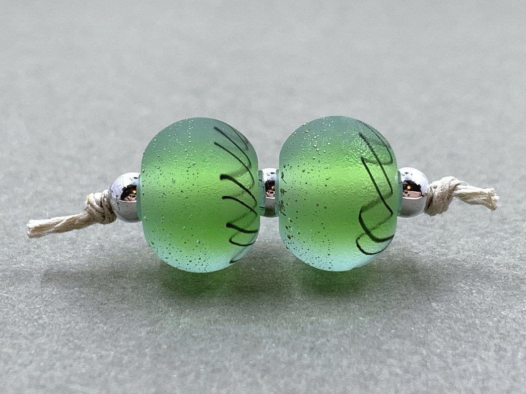 Parrot Green Glow Beads