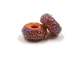 Sugar Donuts - Harvest Orange with Metallic Lustre