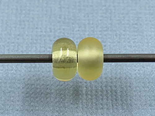 Transparent Yellow Spacer Beads